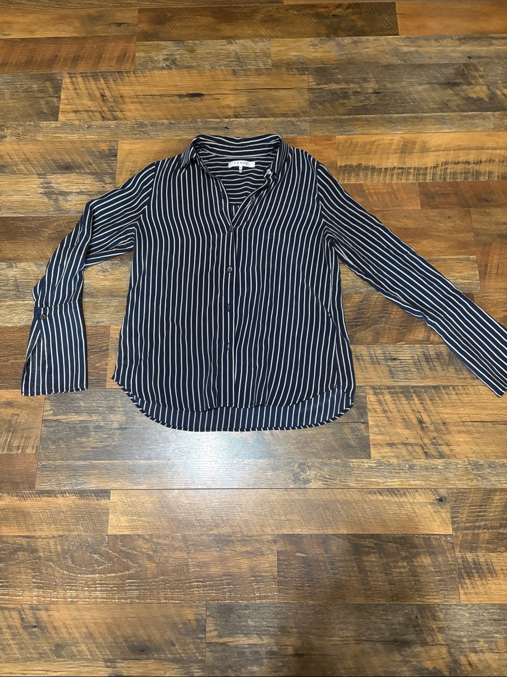 FRAME Silk Button Up‎ Blouse